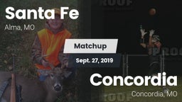 Matchup: Santa Fe  vs. Concordia  2019