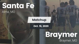 Matchup: Santa Fe  vs. Braymer  2020