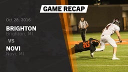 Recap: Brighton  vs. Novi  2016