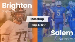 Matchup: Brighton  vs. Salem  2017