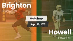 Matchup: Brighton  vs. Howell  2017