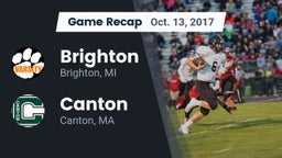 Recap: Brighton  vs. Canton   2017