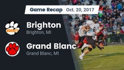Recap: Brighton  vs. Grand Blanc  2017