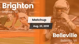 Matchup: Brighton  vs. Belleville  2018