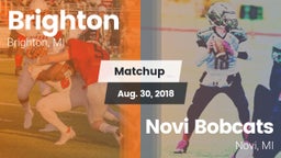 Matchup: Brighton  vs. Novi Bobcats 2018
