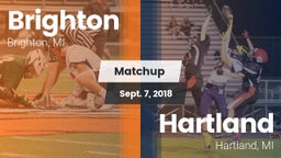 Matchup: Brighton  vs. Hartland  2018