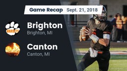 Recap: Brighton  vs. Canton  2018