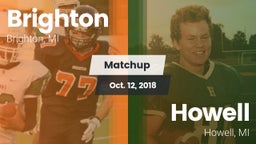 Matchup: Brighton  vs. Howell 2018