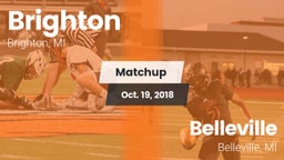 Matchup: Brighton  vs. Belleville  2018