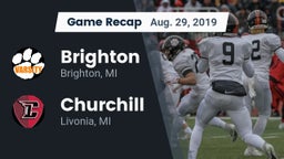 Recap: Brighton  vs. Churchill  2019