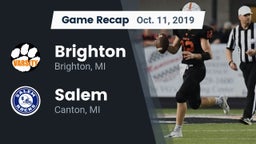 Recap: Brighton  vs. Salem  2019