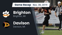 Recap: Brighton  vs. Davison  2019