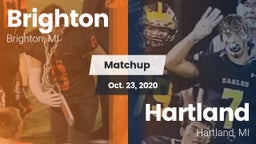 Matchup: Brighton  vs. Hartland  2020