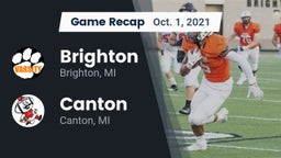 Recap: Brighton  vs. Canton  2021