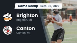 Recap: Brighton  vs. Canton  2022