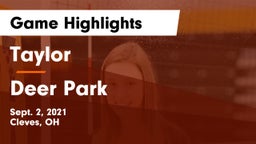 Taylor  vs Deer Park  Game Highlights - Sept. 2, 2021