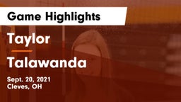 Taylor  vs Talawanda  Game Highlights - Sept. 20, 2021