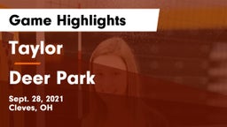 Taylor  vs Deer Park  Game Highlights - Sept. 28, 2021