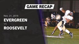 Recap: Evergreen  vs. Roosevelt High 2015