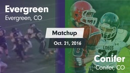 Matchup: Evergreen High vs. Conifer  2016