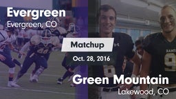 Matchup: Evergreen High vs. Green Mountain  2016