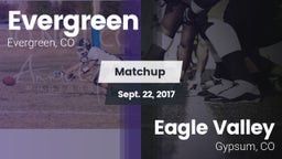 Matchup: Evergreen High vs. Eagle Valley  2017