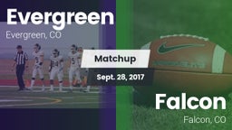 Matchup: Evergreen High vs. Falcon   2017