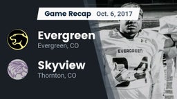 Recap: Evergreen  vs. Skyview  2017