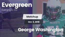 Matchup: Evergreen High vs. George Washington  2018