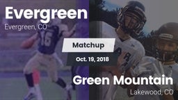 Matchup: Evergreen High vs. Green Mountain  2018