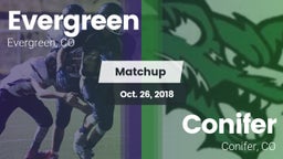 Matchup: Evergreen High vs. Conifer  2018