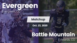 Matchup: Evergreen High vs. Battle Mountain  2020