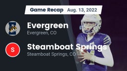 Recap: Evergreen  vs. Steamboat Springs  2022