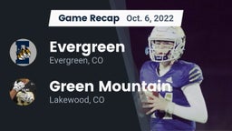 Recap: Evergreen  vs. Green Mountain  2022