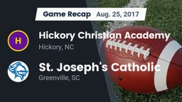 Recap: Hickory Christian Academy  vs. St. Joseph's Catholic  2017
