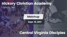 Matchup: Hickory Christian vs. Central Virginia Disciples 2017