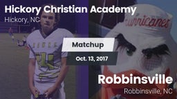 Matchup: Hickory Christian vs. Robbinsville  2017