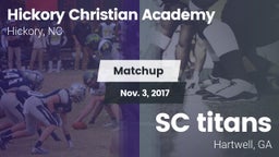 Matchup: Hickory Christian vs. SC titans 2017