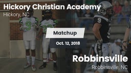 Matchup: Hickory Christian vs. Robbinsville  2018