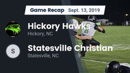 Recap: Hickory Hawks  vs. Statesville Christian  2019