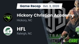 Recap: Hickory Christian Academy vs. HFL 2020