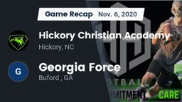 Recap: Hickory Christian Academy vs. Georgia Force 2020