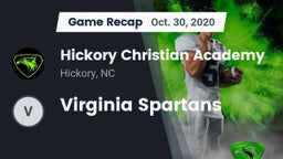 Recap: Hickory Christian Academy vs. Virginia Spartans 2020