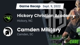 Recap: Hickory Christian Academy vs. Camden Military  2022