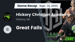 Recap: Hickory Christian Academy vs. Great Falls 2022