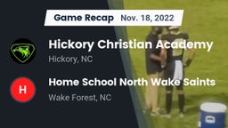 Recap: Hickory Christian Academy vs. Home School North Wake Saints 2022