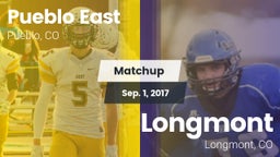 Matchup: Pueblo East High vs. Longmont  2017