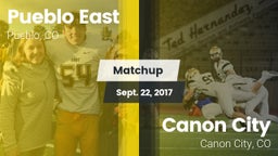 Matchup: Pueblo East High vs. Canon City  2017