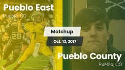Matchup: Pueblo East High vs. Pueblo County  2017