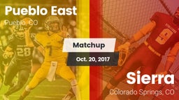 Matchup: Pueblo East High vs. Sierra  2017